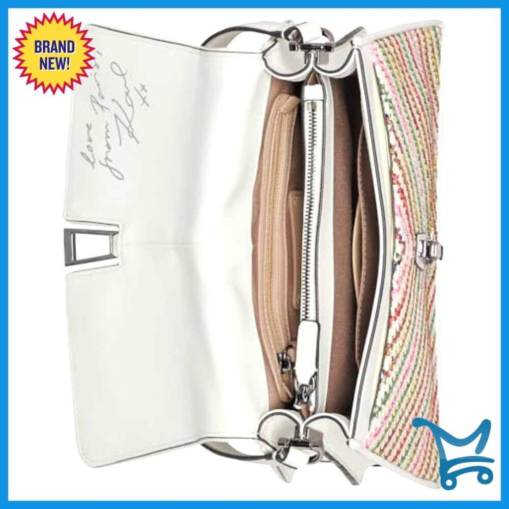 Structured Chic Turnlock Closure Shoulder Bag For… - image 5